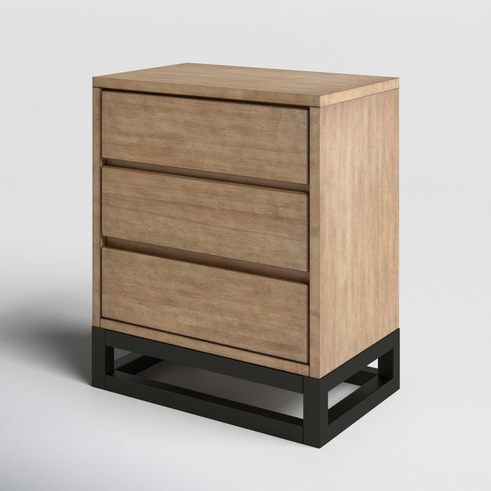 Mercury Row® Joshua Solid Wood Nightstand & Reviews Wayfair